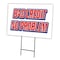 Signmission Bad Credit No Problem Yard & Stake outdoor plastic coroplast window, C-1216 Bad Credit No Problem C-1216 Bad Credit No Problem - alternate 1